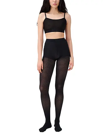 ITEM M6 | Funktionsstrumpfhose VICHY black |